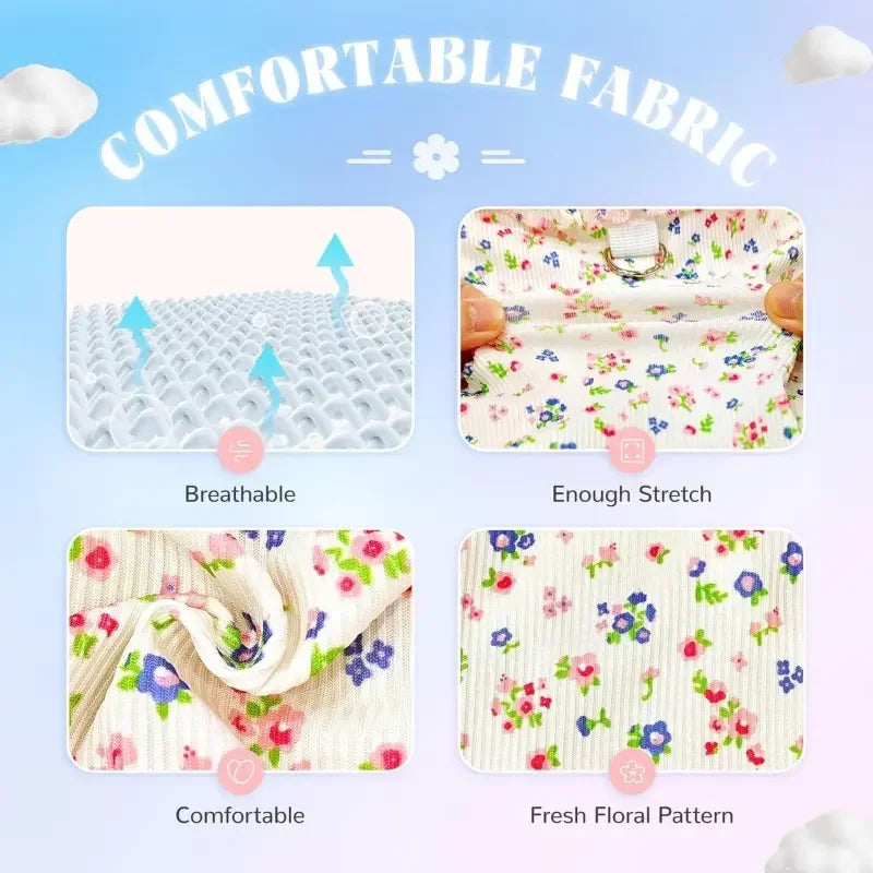 Breathable Summer Pet Shirt With Ruffled Sleeves For Dogs