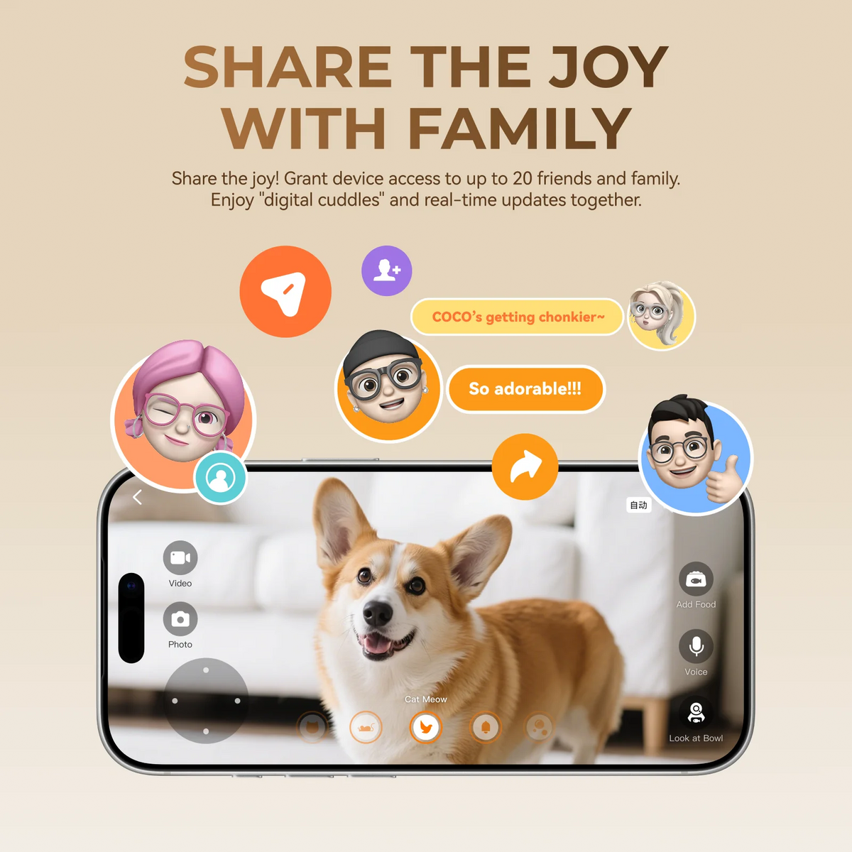 HHOLOVE Smart Pet Feeder With 1080P Camera And App Control
