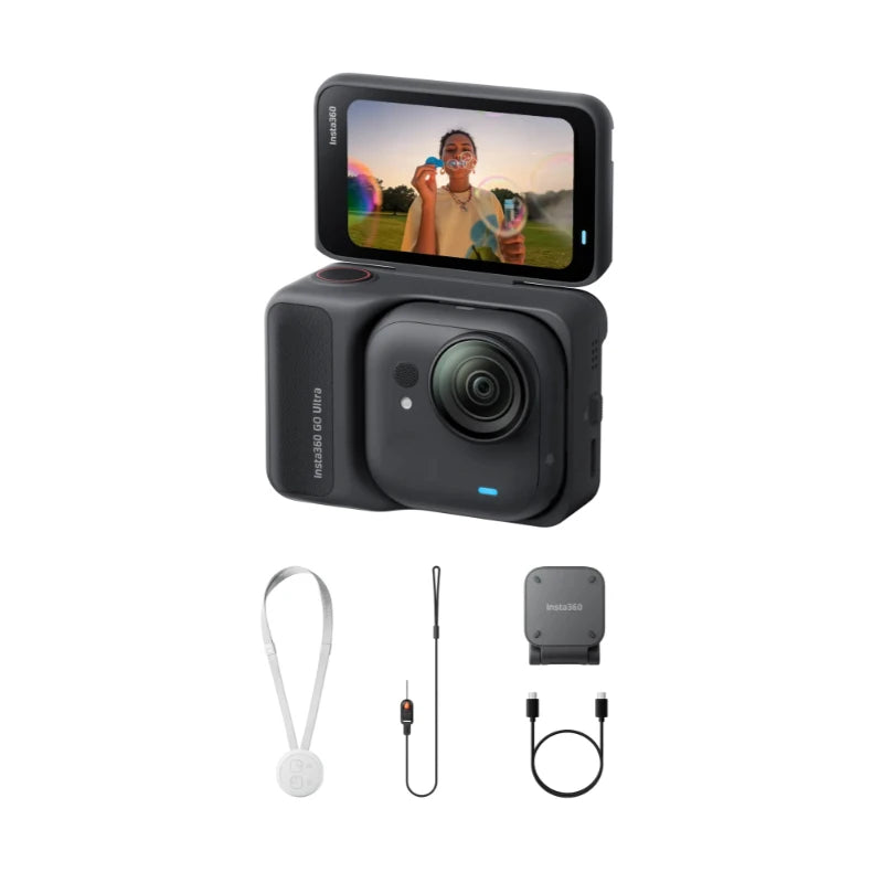 Insta360 GO Ultra 4K60fps AI Pocket Camera for Extended Recording