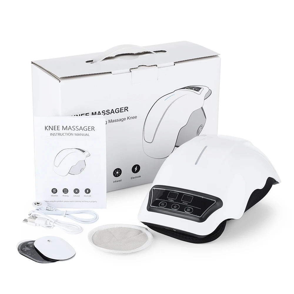 Hailicare Wireless Electric Knee Massager With Infrared Heat And Airbag