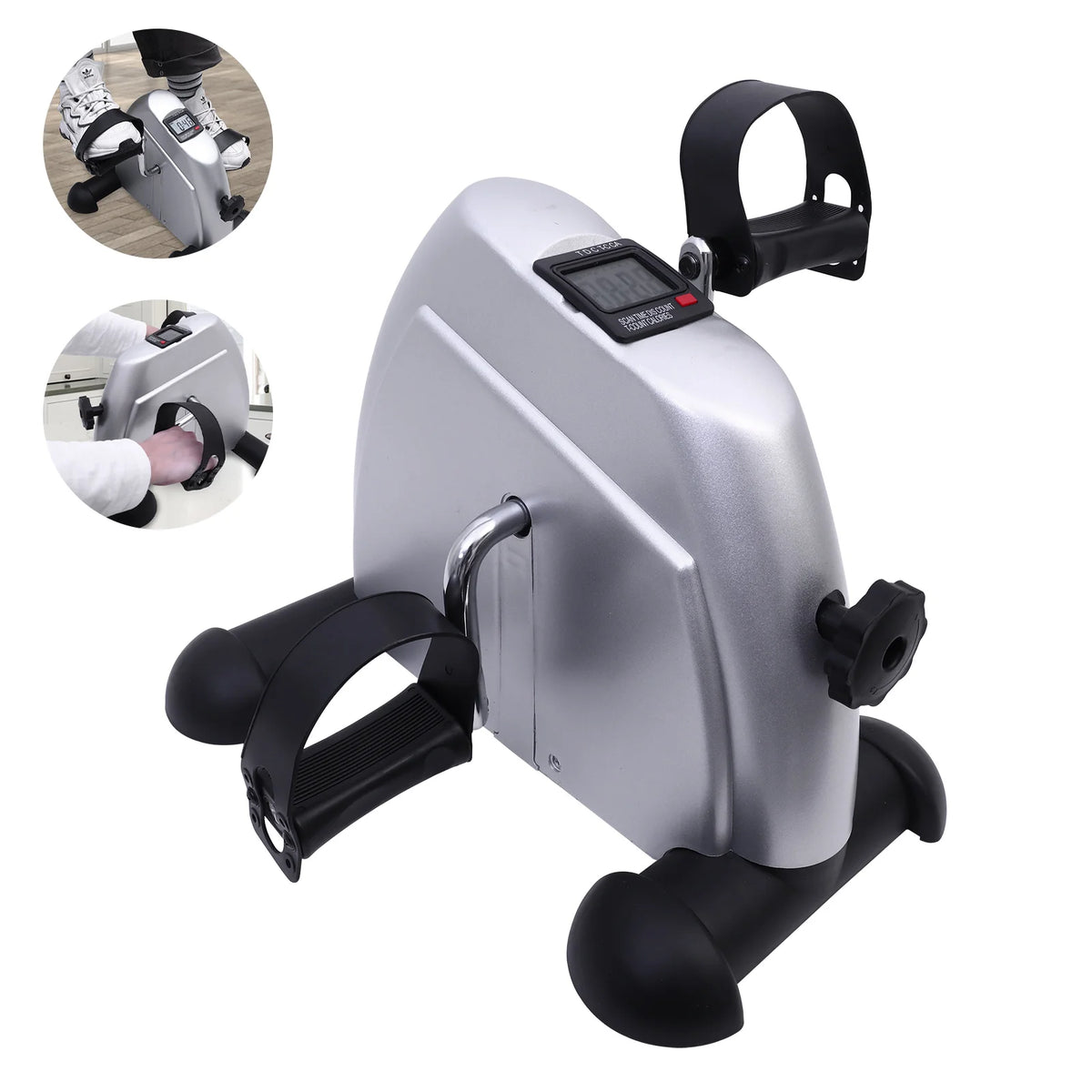 Motorized Under Desk Pedal Exerciser Bike With Digital LCD Display