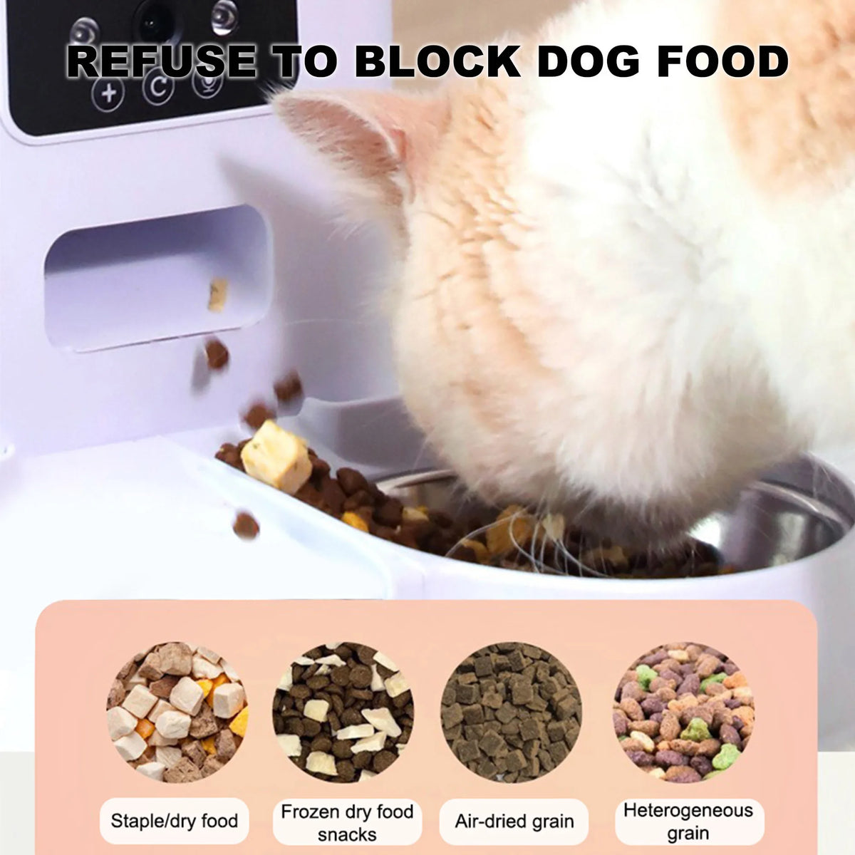 App Controlled Pet Feeder With Timer For Dogs And Cats