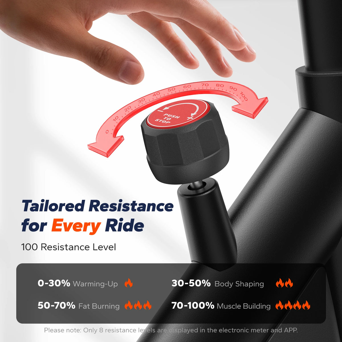 Merach Magnetic Exercise Bike with Quiet Ride and App Connectivity