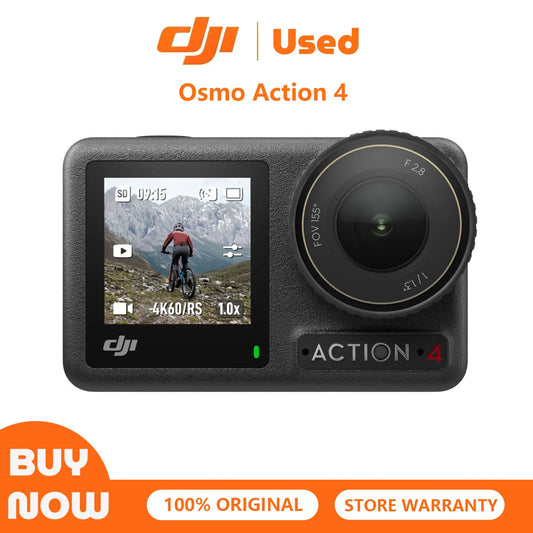 DJI Osmo Action 4 Waterproof 4K Low Light Vlogging Camera
