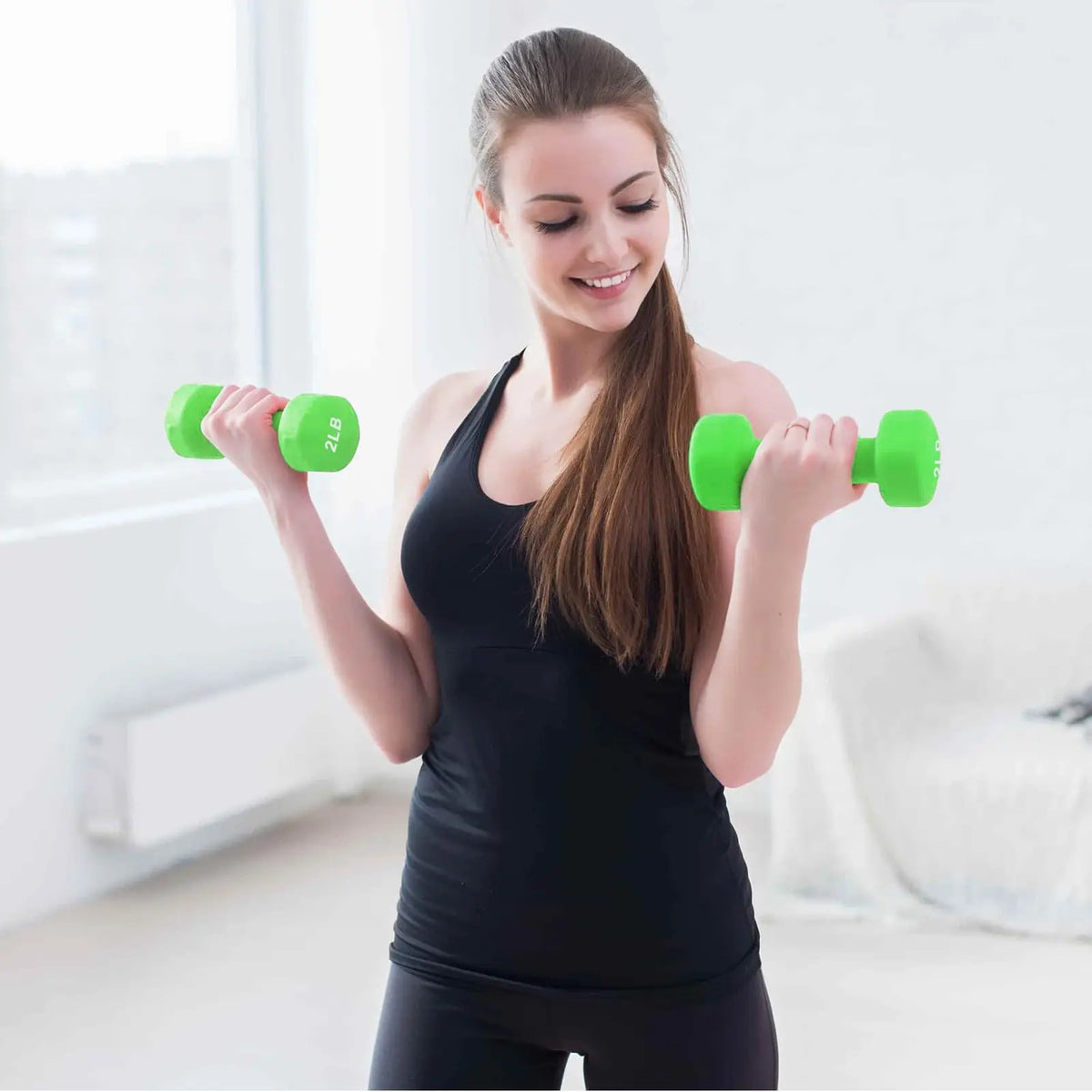 Neoprene Dumbbell Set for Home Gym Strength Training