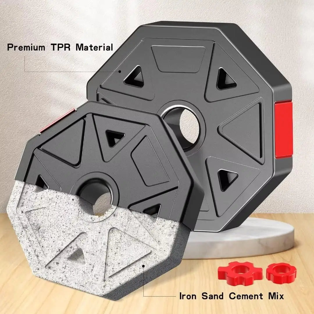 Adjustable Dumbbell to Barbell Set for Home Strength Training