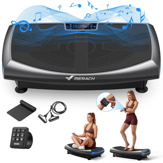 Merach 4D Vibration Plate Exercise Machine Full Body Workout