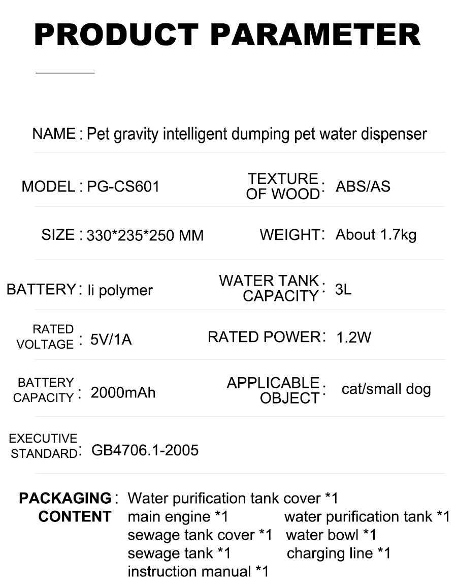 Automatic Stainless Steel Pet Water Dispenser With Purifying Bowl