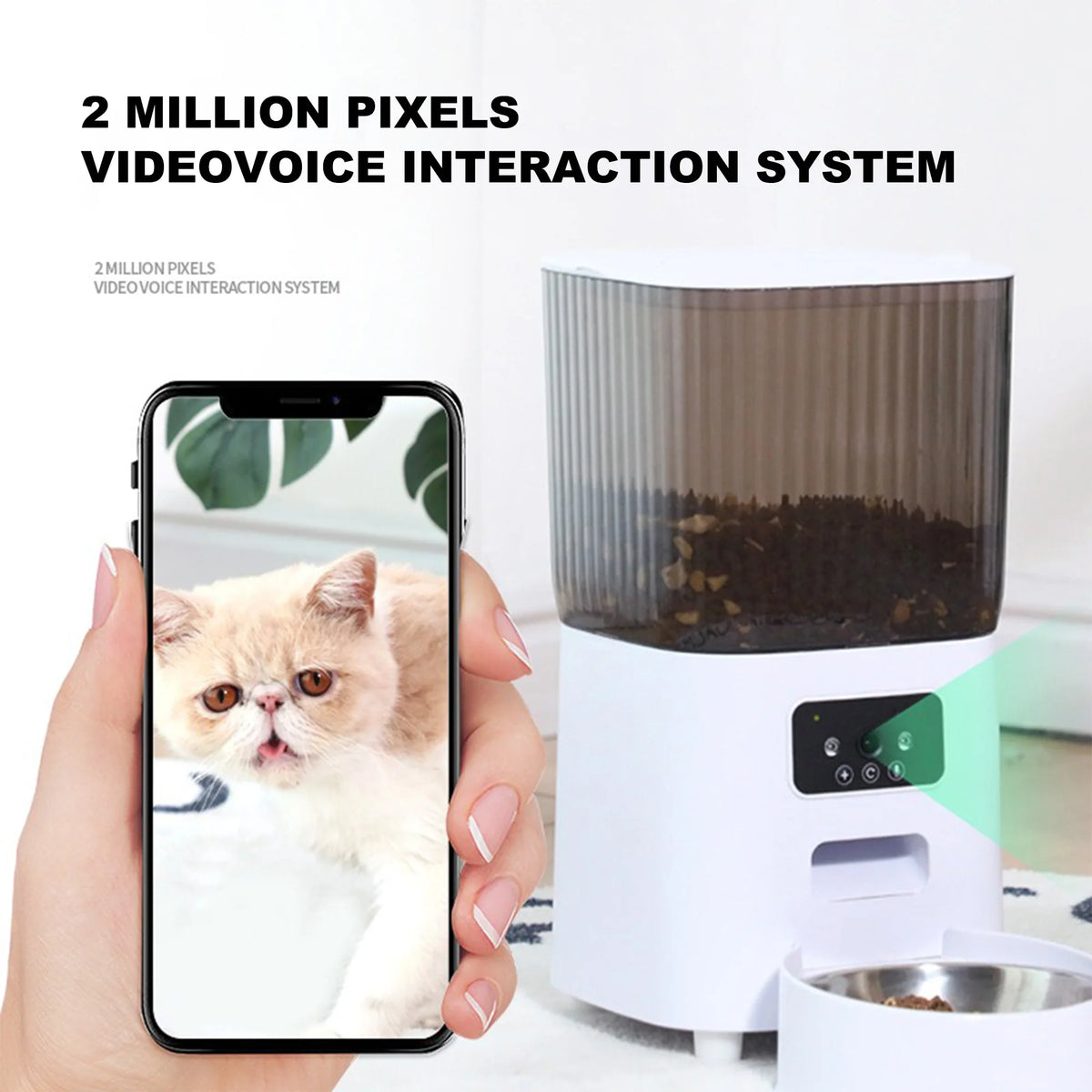 App Controlled Pet Feeder With Timer For Dogs And Cats