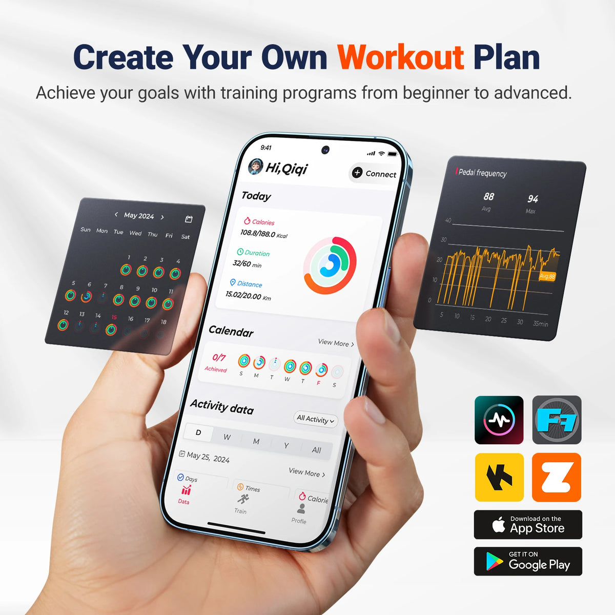 Merach Magnetic Exercise Bike with Quiet Ride and App Connectivity