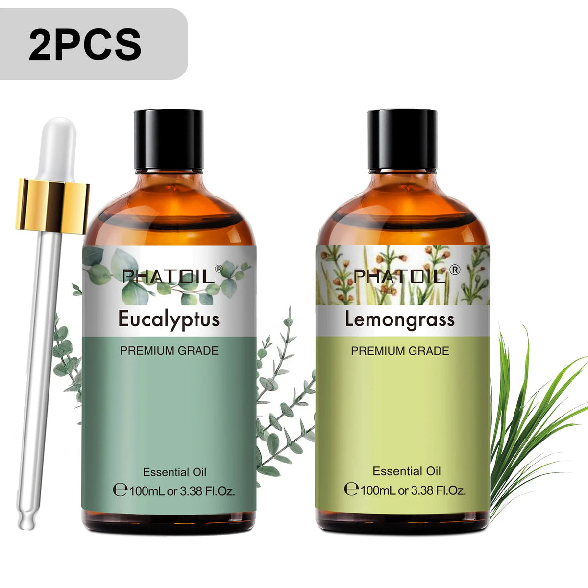Phatoil Pure Essential Oils For Aromatherapy Diffuser Use