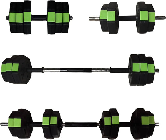 Adjustable Kettlebell and Dumbbell Set with Durable Iron Handle