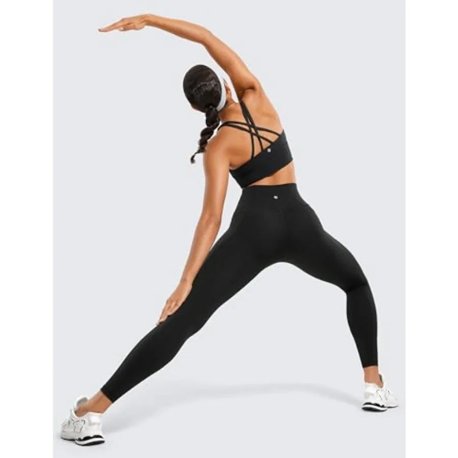 Butterluxe Women's Buttery Soft High Waisted Workout Leggings With Pockets
