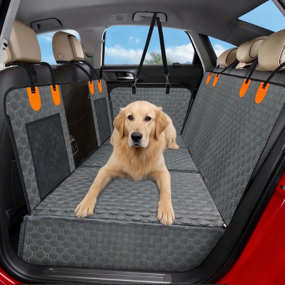 BORWART Waterproof Hard Bottom Dog Car Seat Extender and Hammock