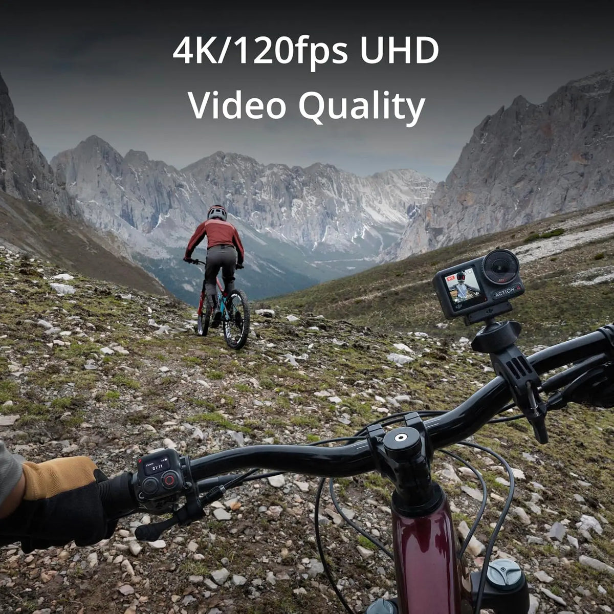 DJI Osmo Action 4 Waterproof 4K Low Light Vlogging Camera