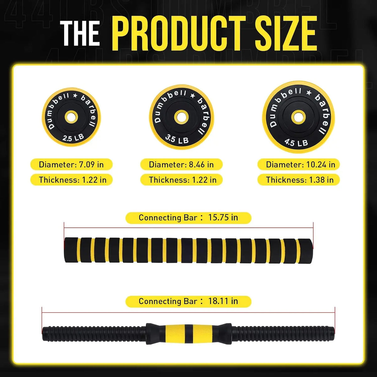 Adjustable Dumbbell Set for Strength Training and Home Gym Workouts