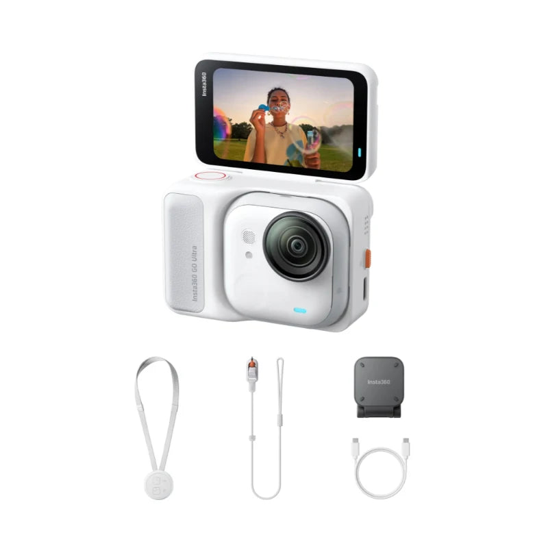 Insta360 GO Ultra 4K60fps AI Pocket Camera for Extended Recording
