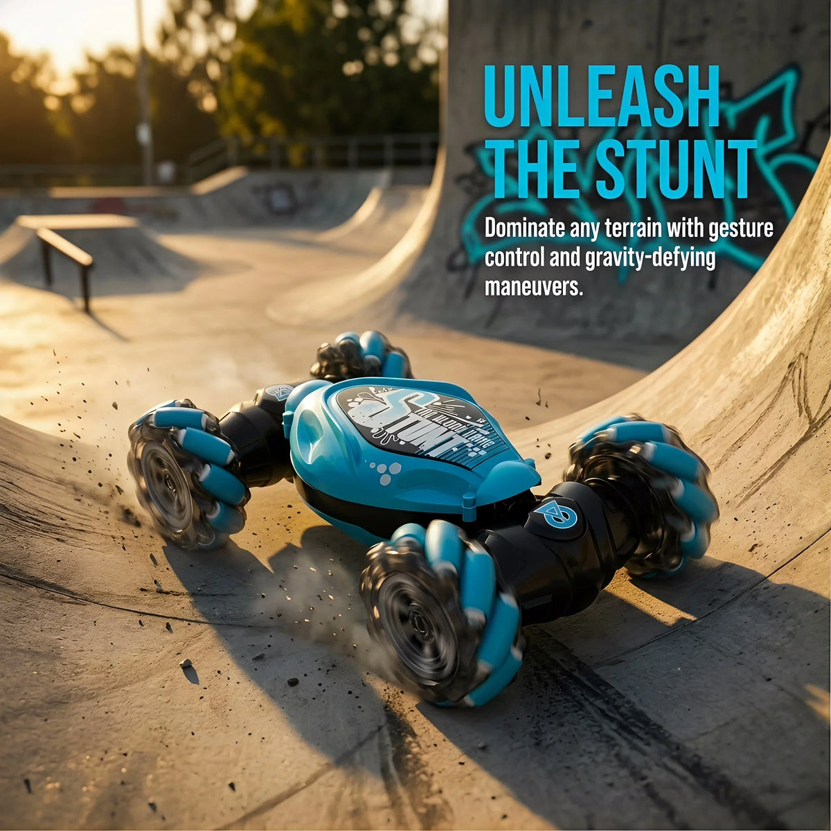 JJRC Gesture Sensing Deformable 4WD Stunt Remote Control Car