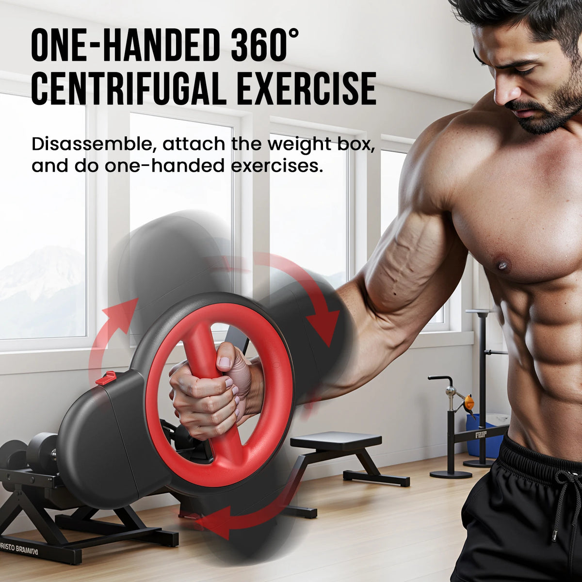 Premium Forearm Rotator Burn Machine For Upper Body Strength Training