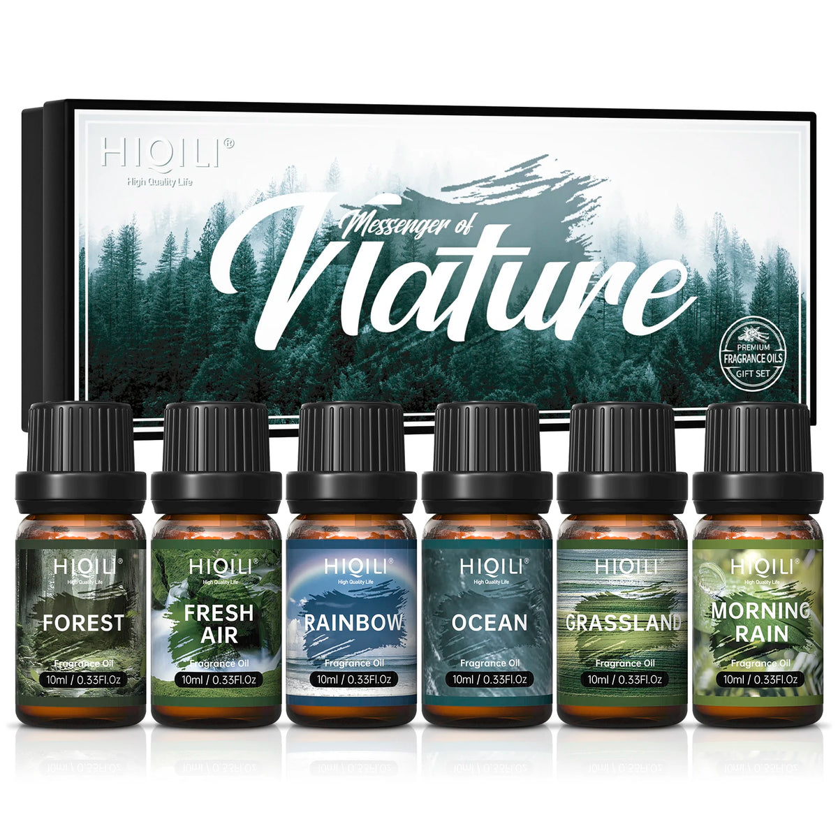 HIQILI Fragrance Oil Set for Aromatherapy and DIY Crafts