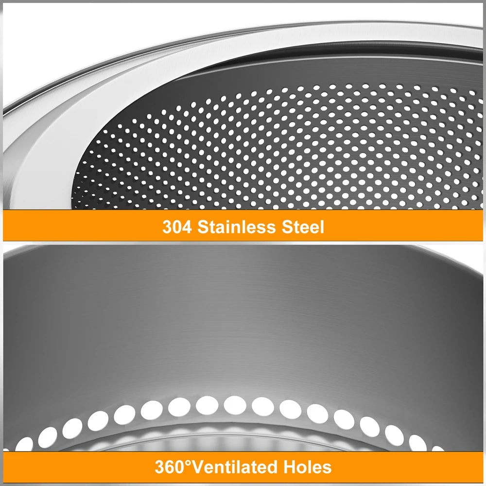 Portable Stainless Steel Smokeless Outdoor Fire Pit For Wood Burning