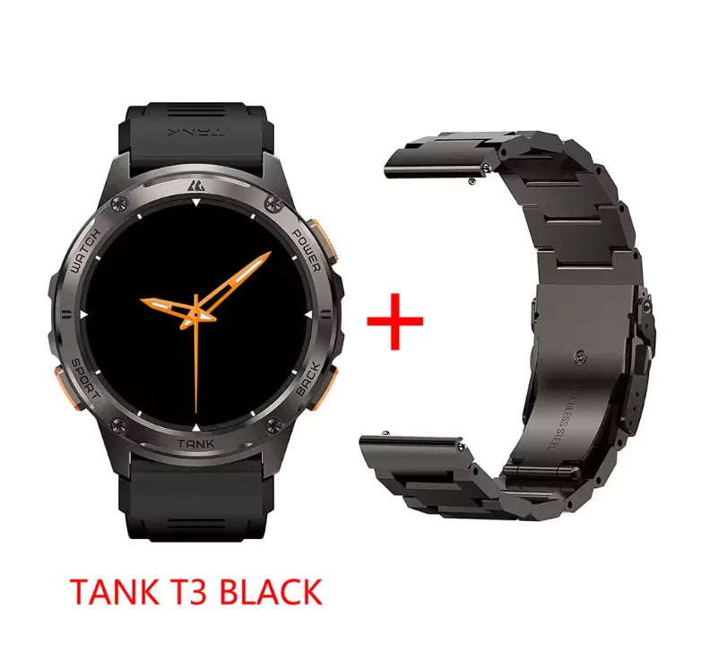 KOSPET Tank T3 AMOLED Smartwatch Bluetooth Calling Fitness Tracking