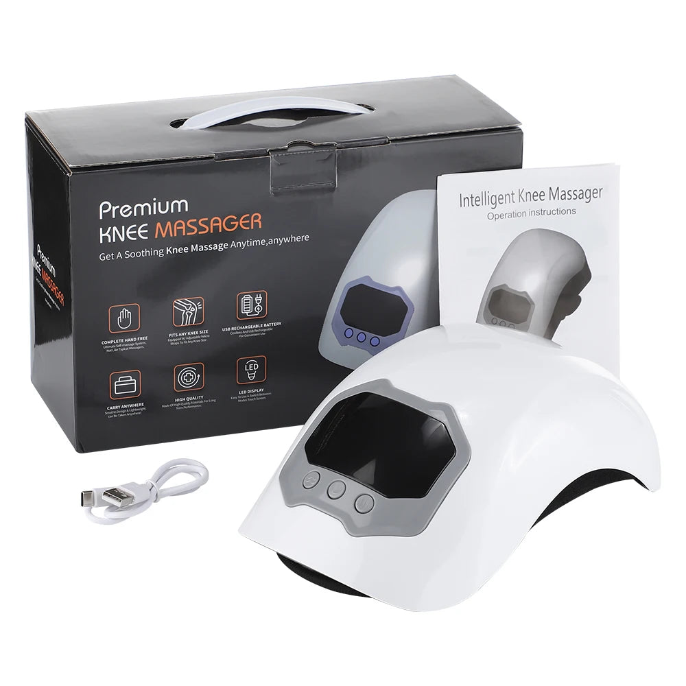Hailicare Wireless Electric Knee Massager With Infrared Heat And Airbag