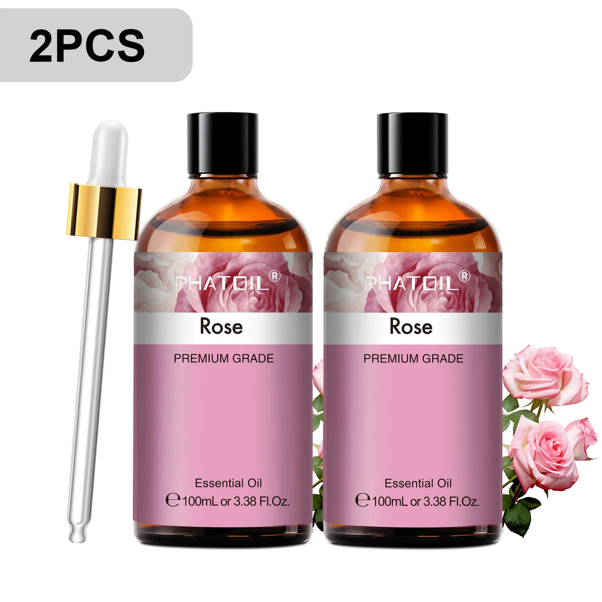 PHATOIL Aromatherapy Essential Oil Set for Diffusers and Soap Making