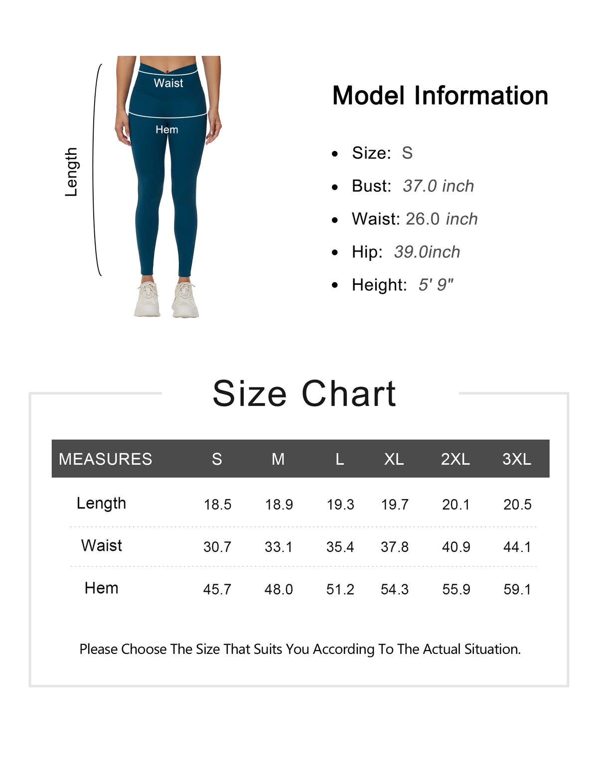 THE GYM PEOPLE Womens Cross Waist Tummy Control Yoga Leggings