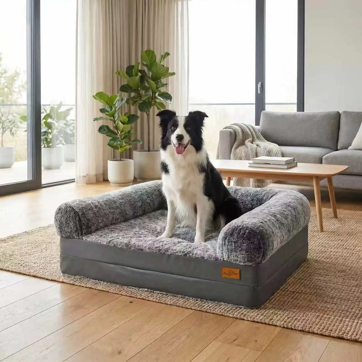 Bingopaw Orthopedic Dog Bed Couch With Washable Removable Cover