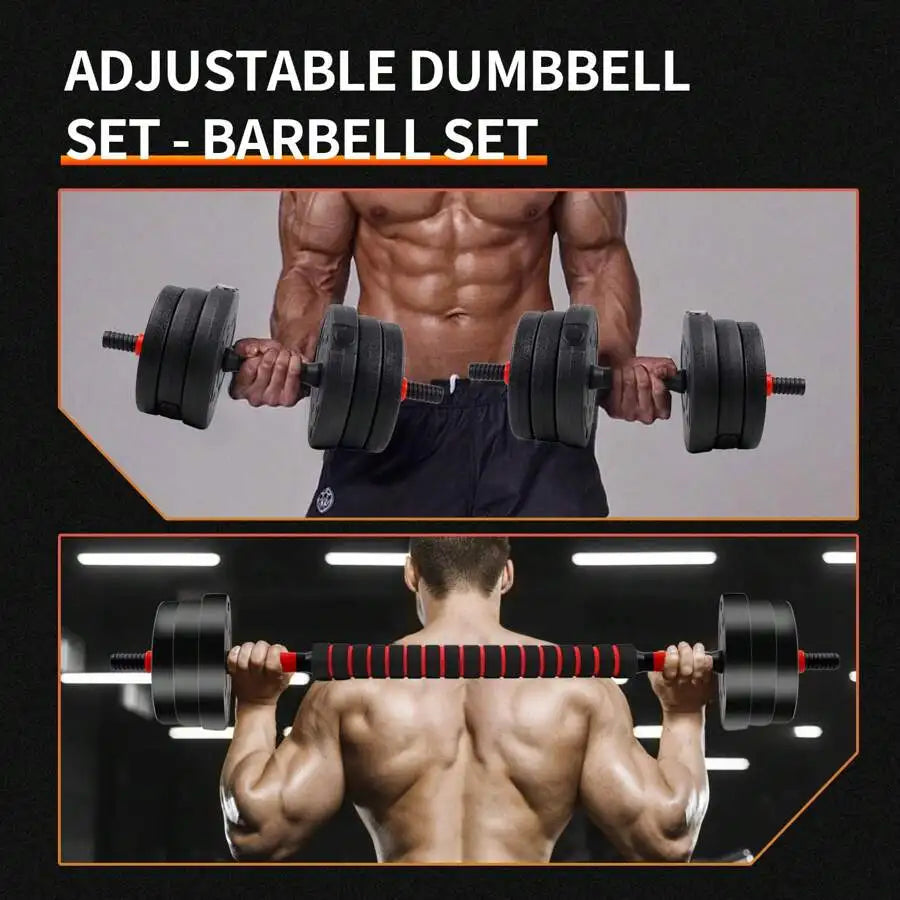 Adjustable Dumbbell Weight Set With Connector for Home Strength Training