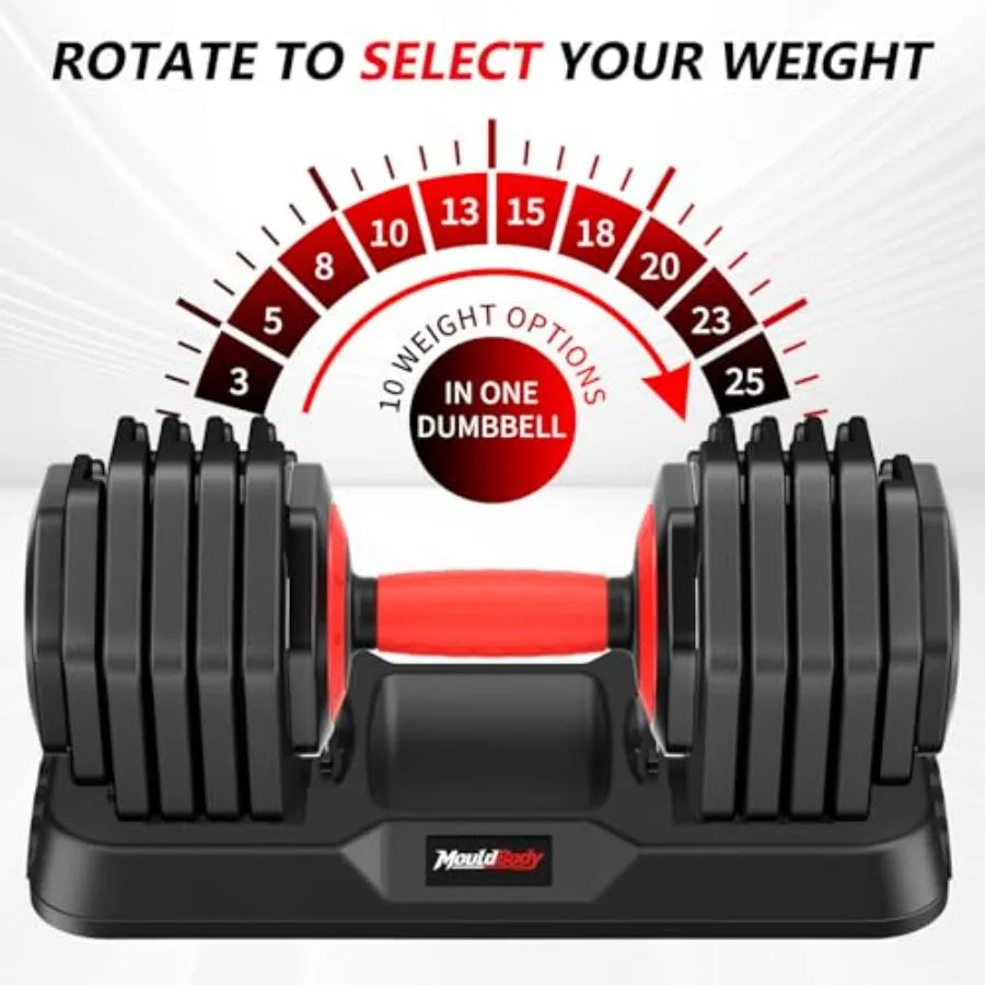 Adjustable Dumbbell Set For Strength Training And Home Gym Workouts