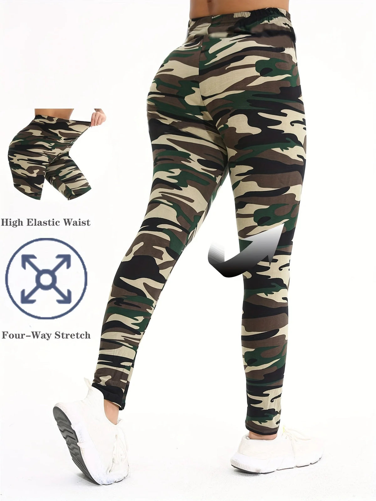 Women's High Waist Yoga Leggings With Utility Pockets