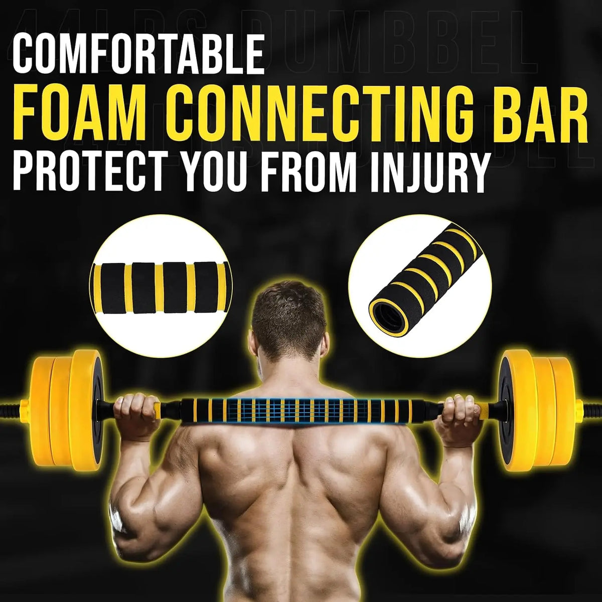 Adjustable Dumbbell and Barbell Set for Strength Training