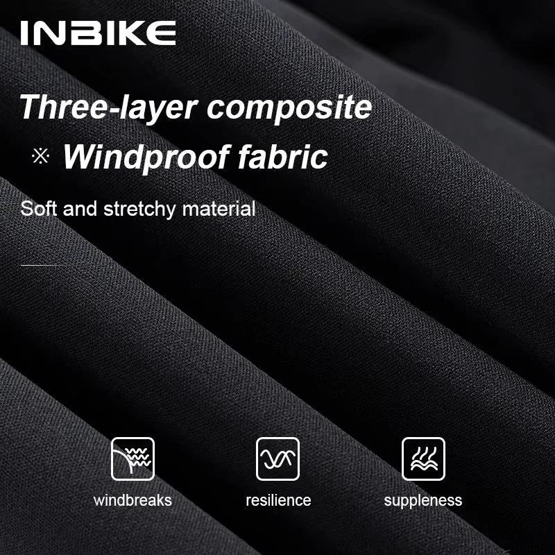 INBIKE Women's Thermal Fleece Cycling Jacket Windproof And Breathable