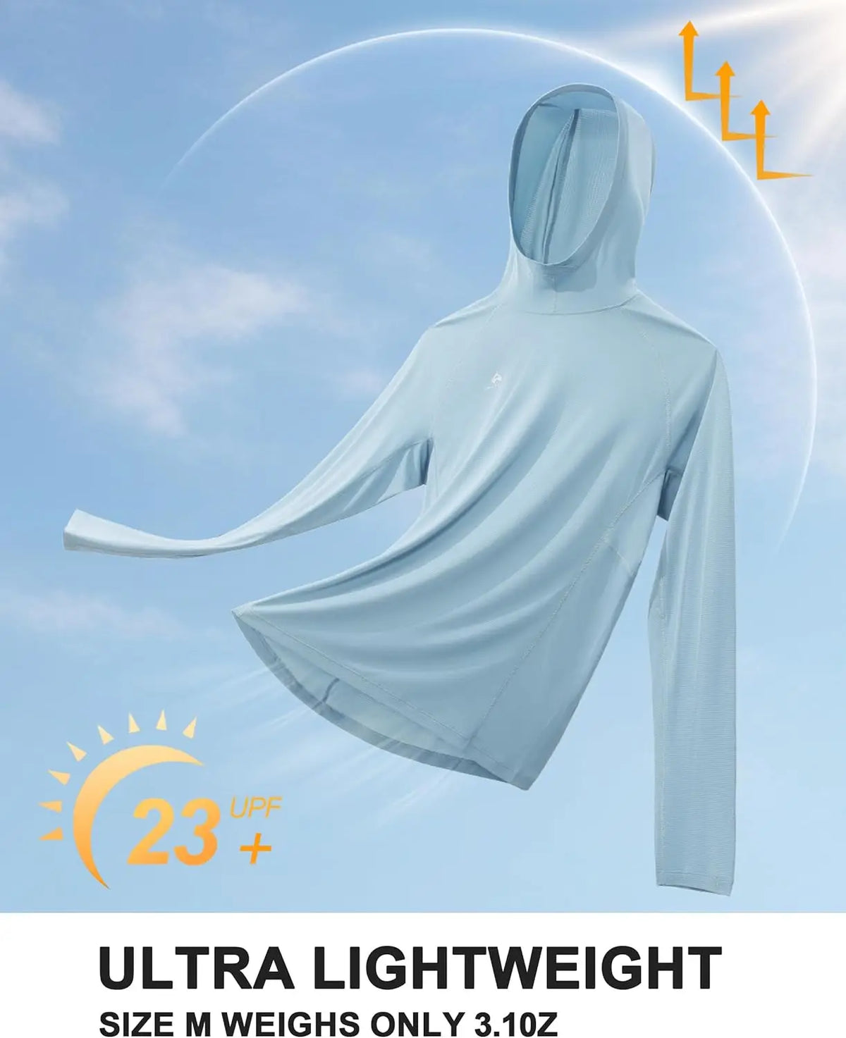 Pioneer Camp Lightweight Sun Protection Hoodie Quick Dry Hiking Shirt