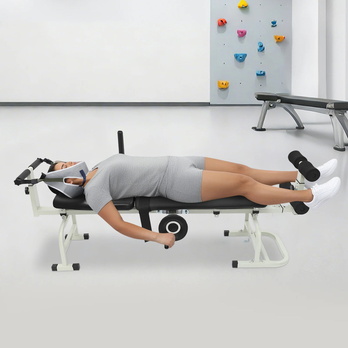 Multi Functional Neck Stretcher Cervical Traction Spine Corrector Pad