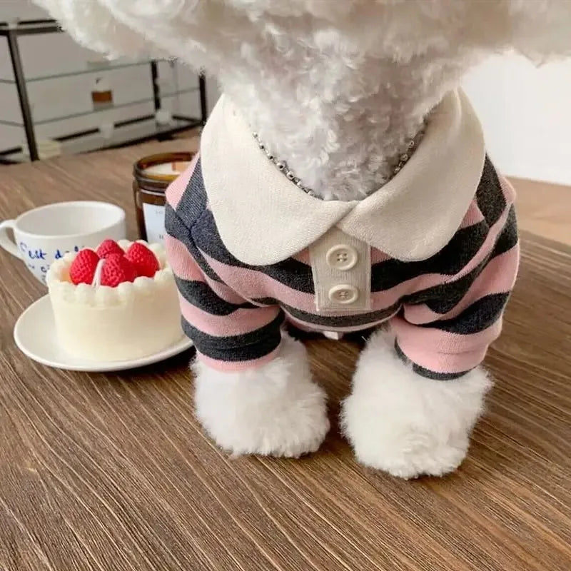 Cotton Summer Polo Shirt for Dogs With Cooling Comfort