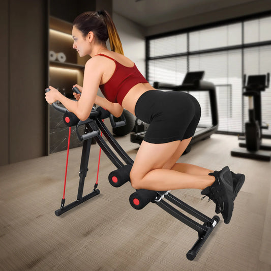 GIKPAL Foldable Ab Machine for Home Gym and Abdominal Training