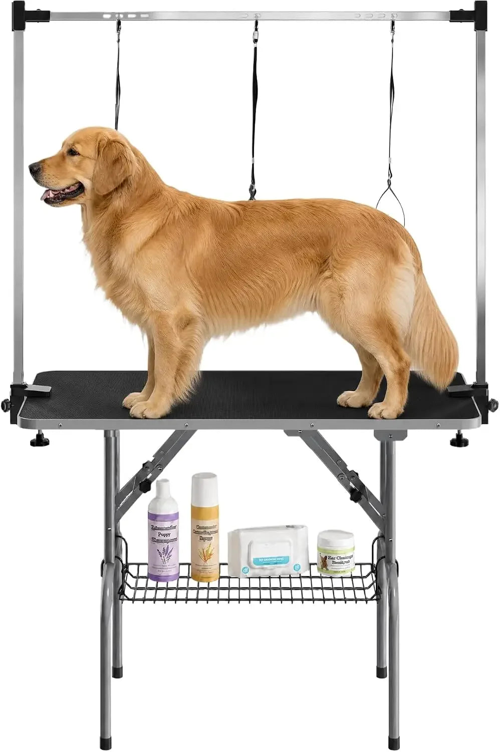 Garvee Professional Dog Grooming Table With Adjustable Safety Arm