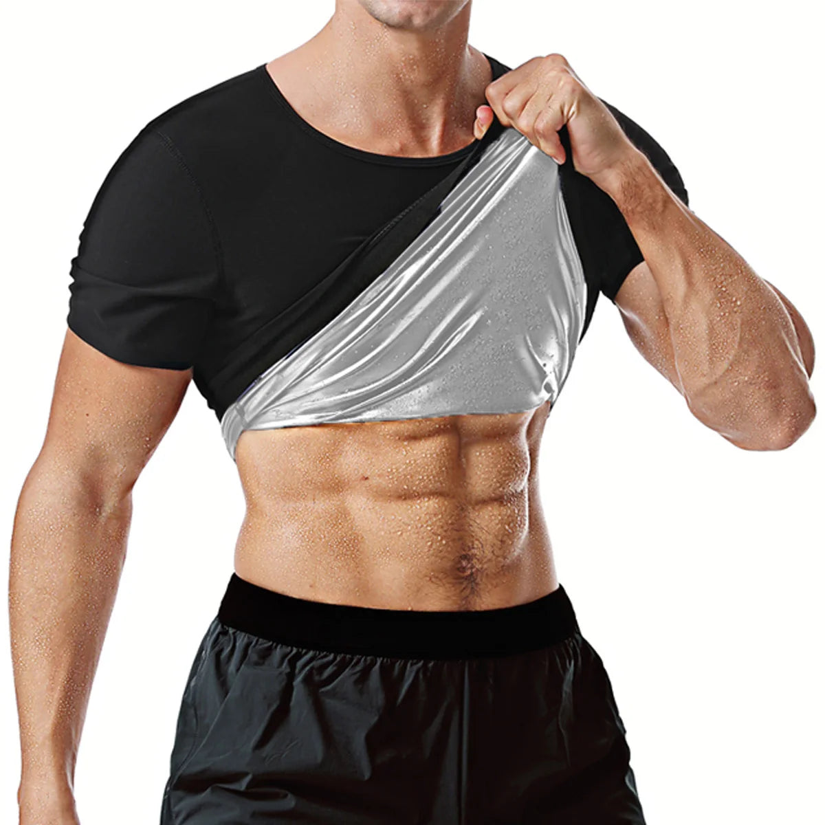 Women's Sauna Suit Compression Shirt For Sweat And Workout Shaping