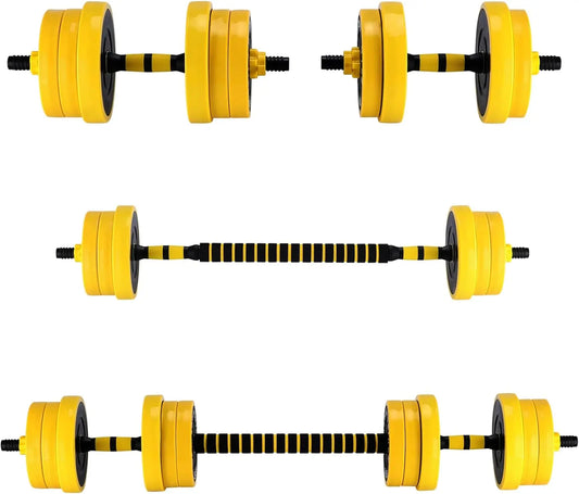 Adjustable Dumbbell and Barbell Set for Strength Training
