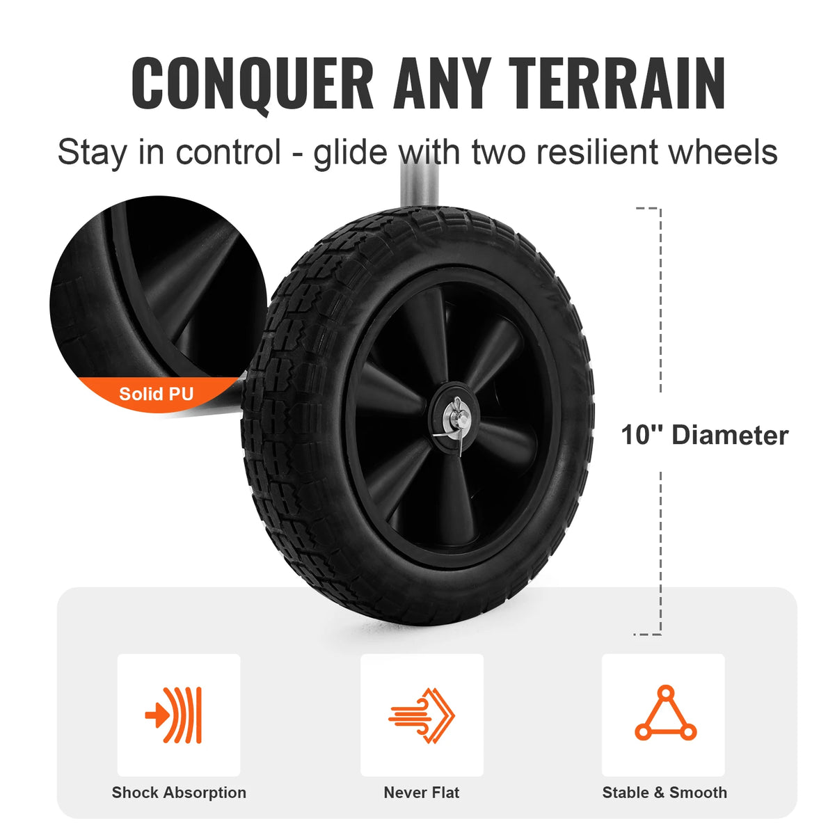 SucceBuy Heavy Duty Garden Hose Reel Cart With Basket】【。
