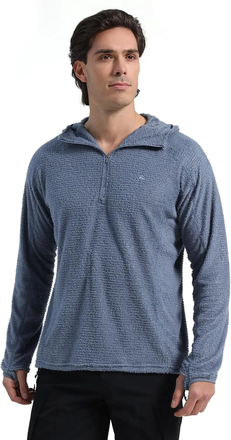 Pioneer Camp Men Professional Outdoor Fleece Hoodie Jacket