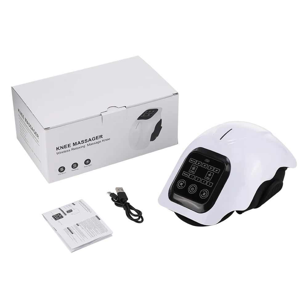 Hailicare Wireless Electric Knee Massager With Infrared Heat And Airbag