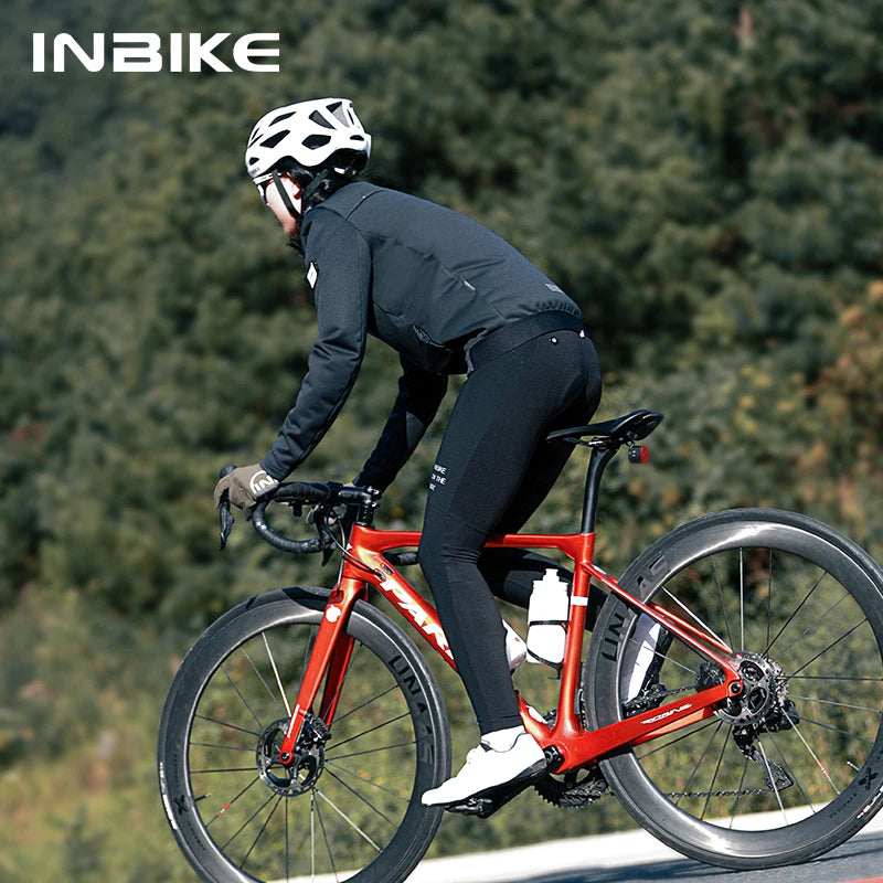 INBIKE Women's Thermal Fleece Cycling Jacket Windproof And Breathable