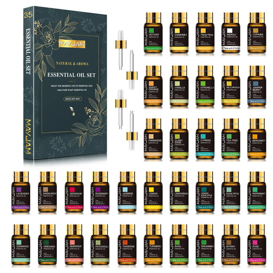 MAYJAM Essential Oils Set For Diffusers Humidifiers And Aromatherapy