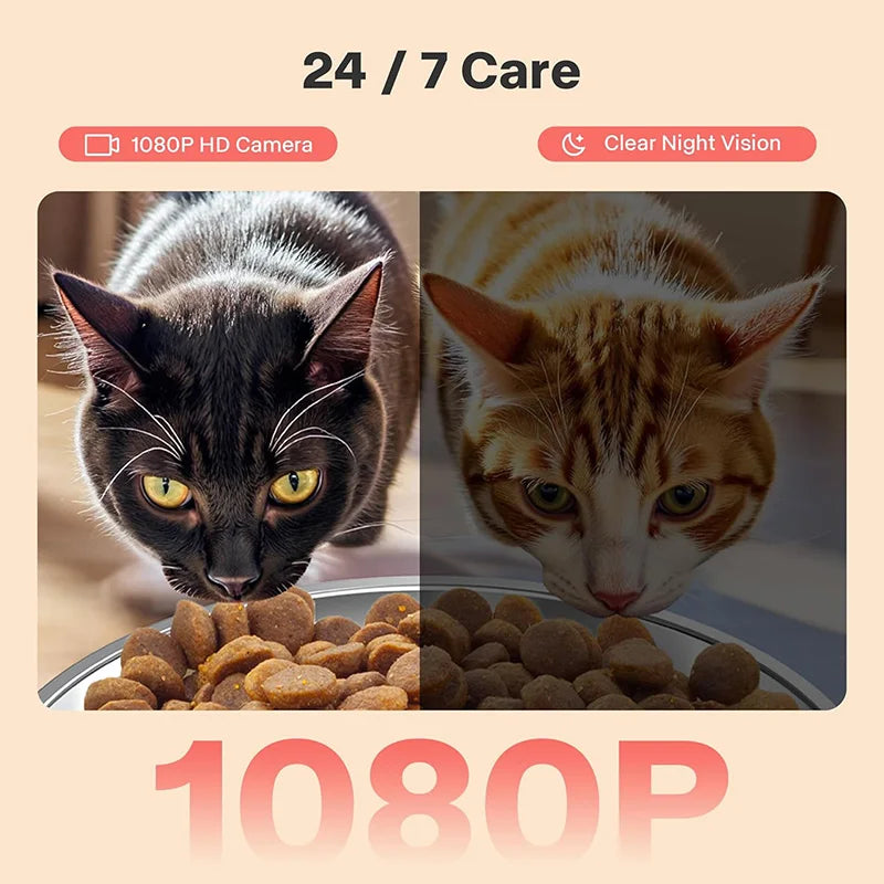 Nityers Smart Pet Feeder With HD Camera And App Control