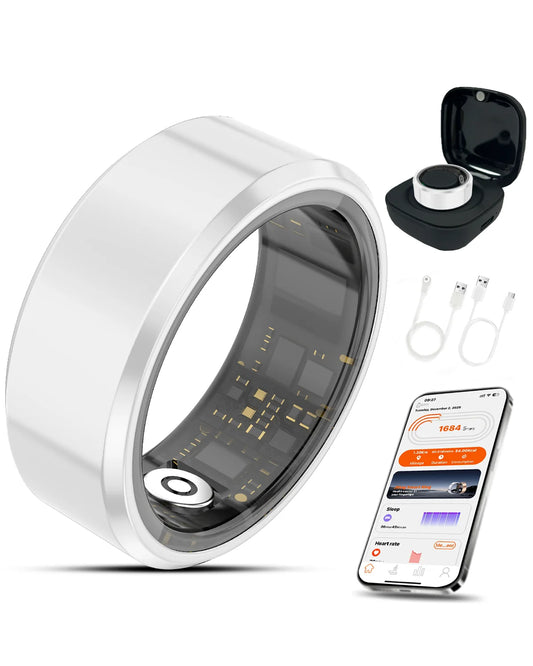 Casatelier Smart Ring With Heart Rate Sleep And SpO2 Tracking