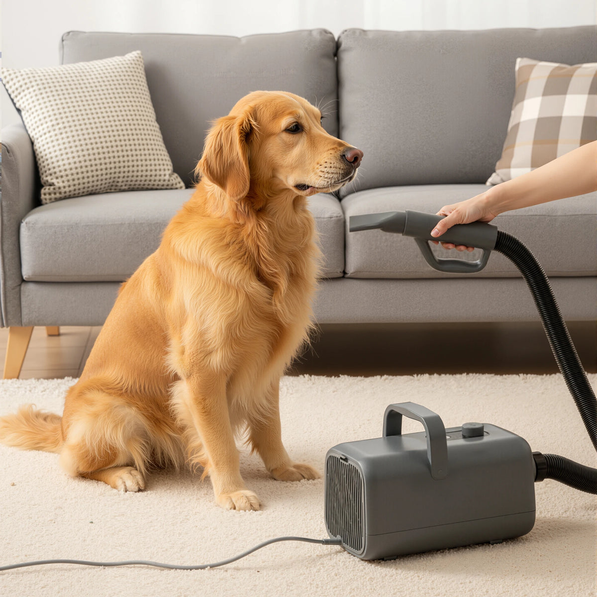 JHK Pet Grooming Vacuum Kit With Adjustable Temperature Blow Dryer